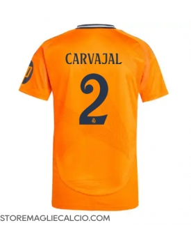 Real Madrid Daniel Carvajal #2 Maglia Gara Trasferta Repliche 2024-25